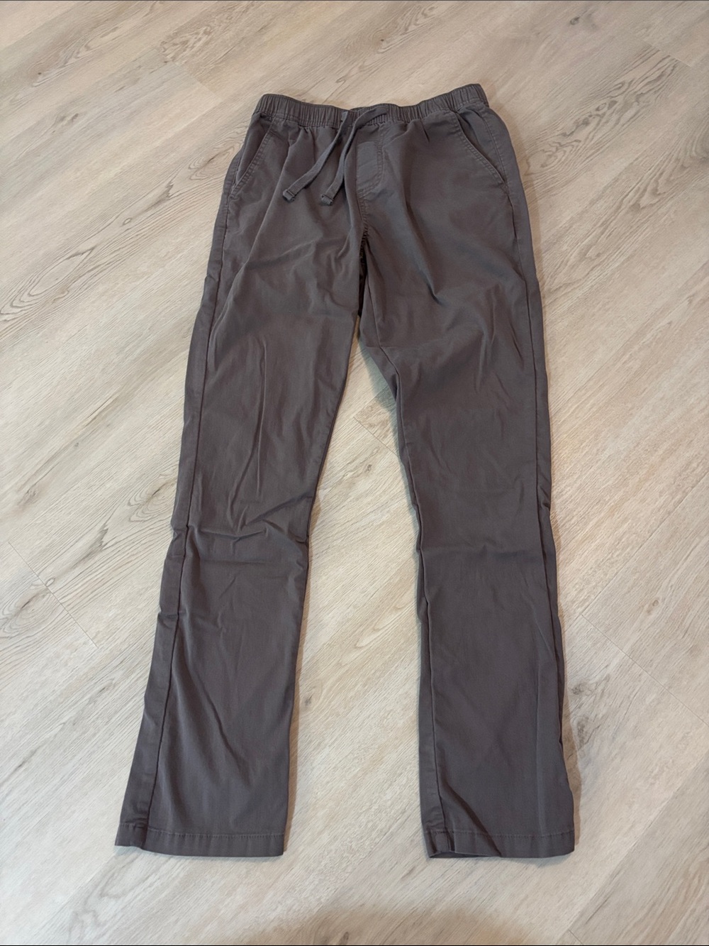 Katin drawstring cotton pants in brown hiking lounge like new SM